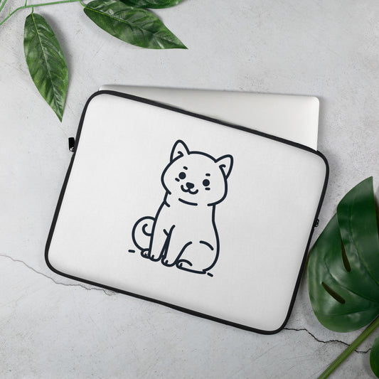 Cute Shiba Inu - Laptop Sleeve 15"